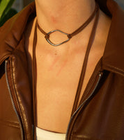 Collar Copal Plateado