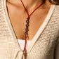 Collar Agave Rojo Quemado